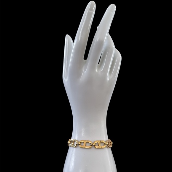Rare Christian Dior CD Logo Chain Bracelet - Picture 4 of 5